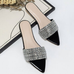 Rhinestone Mule Sandal - SP-366
