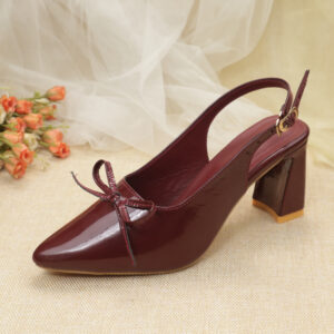 Bow Slingback Pumps-SP382